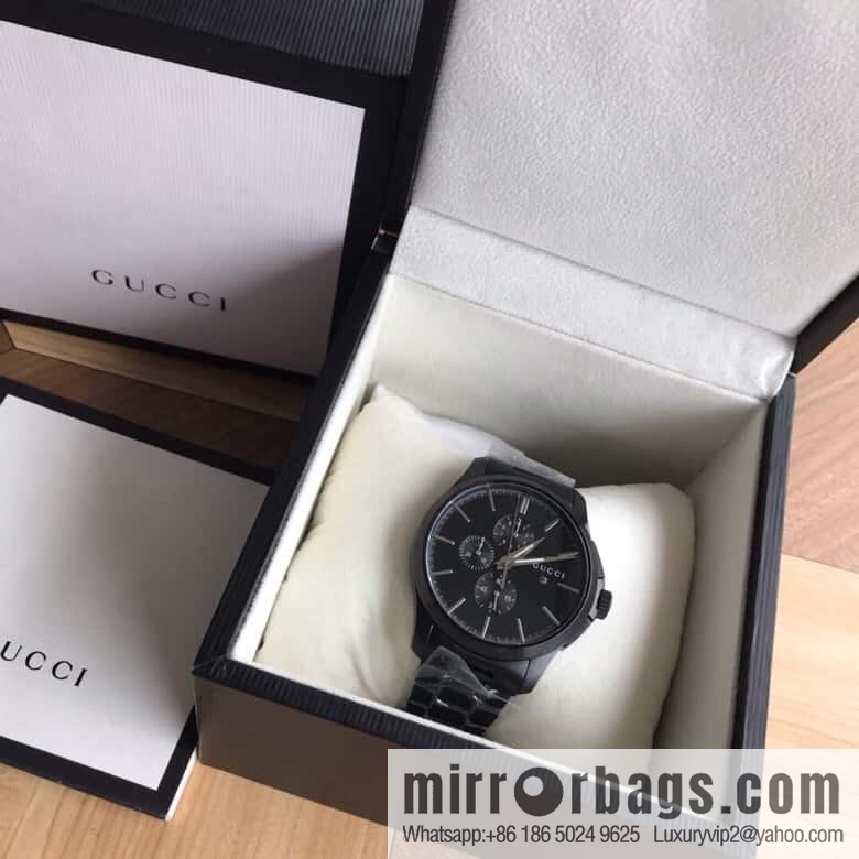 New original Gucci, Gucci Bee stainless steel G-timeless series men's watch original Swiss movement multifunctional six-pin quartz movement watch 42mm diameter