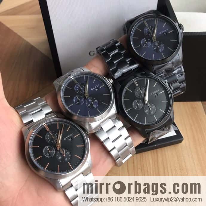 New original Gucci, Gucci Bee stainless steel G-timeless series men's watch original Swiss movement multifunctional six-pin quartz movement watch 42mm diameter