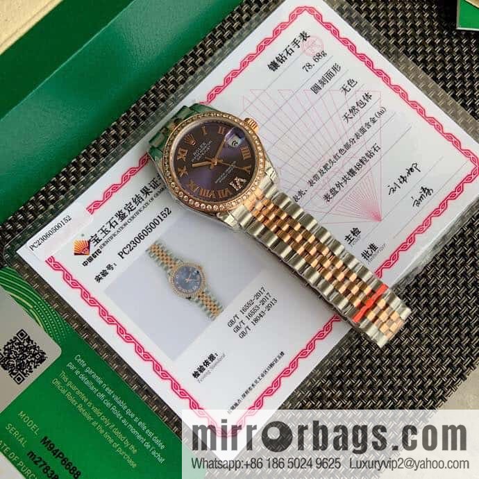 Rolex Rolex women's Oyster log watch dial size 31mm