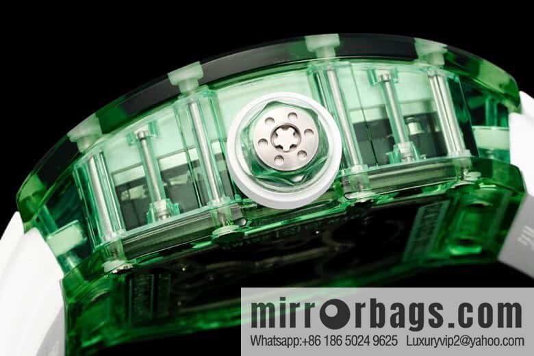 RICHARD MILLE Panda Eats Golden Bamboo, Crystal RM26-01 Tourbillon Watch