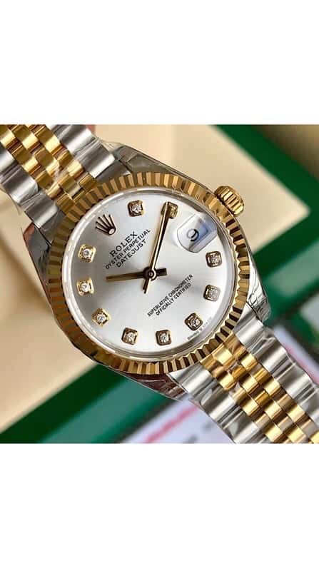 Rolex Customized Edition 2236 Blue Gossamer Fully Automatic Mechanical Movement Dial Size 31mm Rolex Rolex Women's Oyster Diary Watch