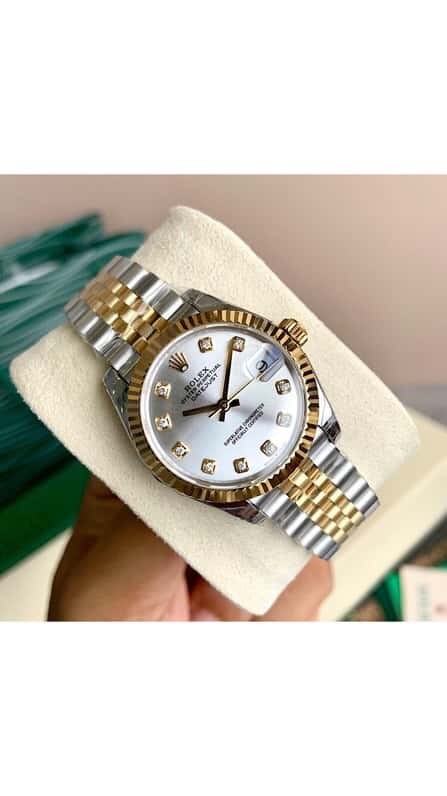 Rolex Customized Edition 2236 Blue Gossamer Fully Automatic Mechanical Movement Dial Size 31mm Rolex Rolex Women's Oyster Diary Watch