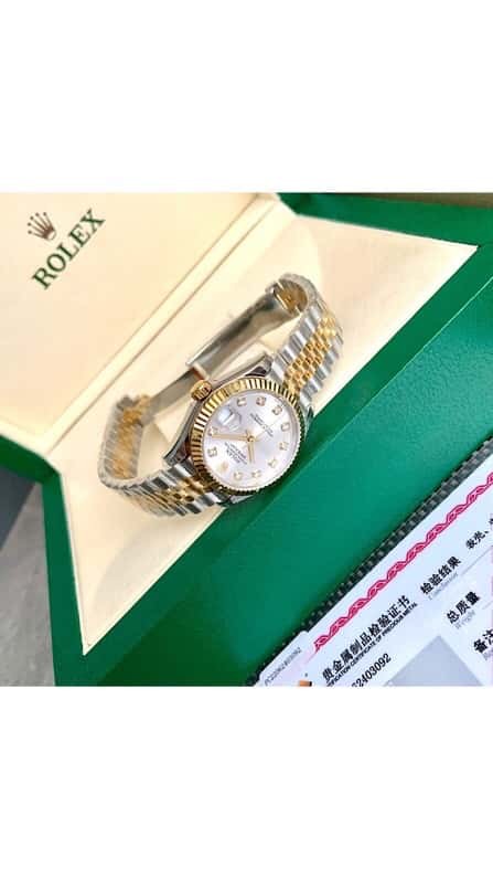 Rolex Customized Edition 2236 Blue Gossamer Fully Automatic Mechanical Movement Dial Size 31mm Rolex Rolex Women's Oyster Diary Watch
