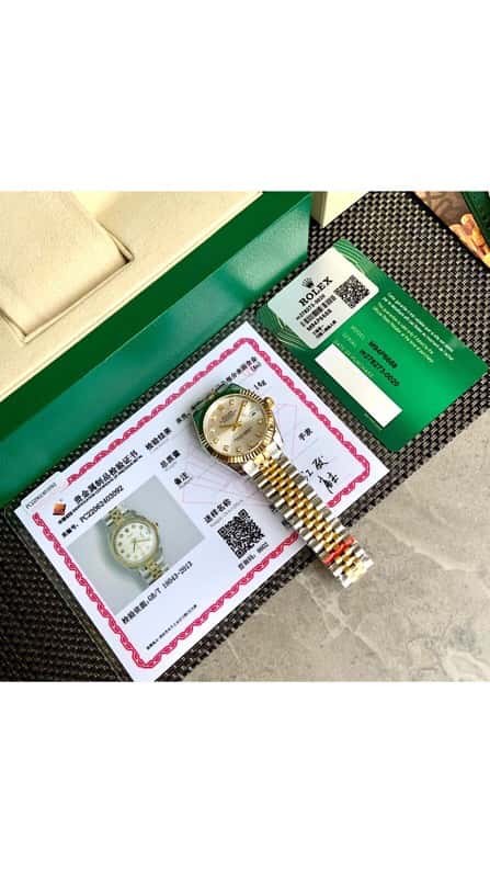 Rolex Customized Edition 2236 Blue Gossamer Fully Automatic Mechanical Movement Dial Size 31mm Rolex Rolex Women's Oyster Diary Watch