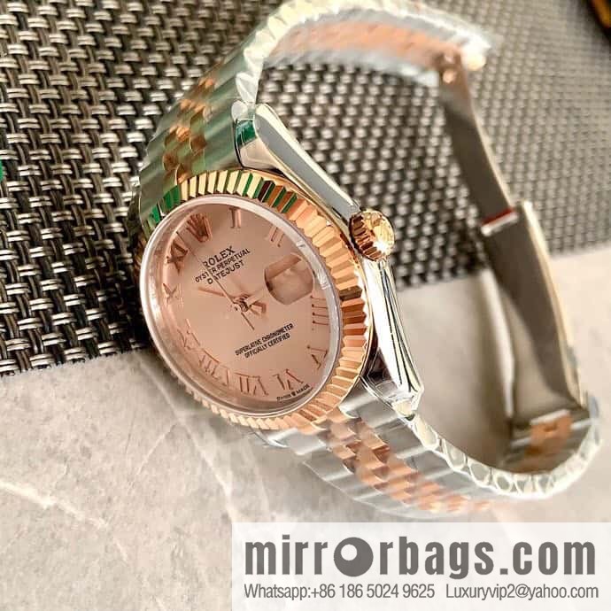 Rolex Customized Edition 2236 Blue Gossamer Fully Automatic Mechanical Movement Dial Size 31mm Rolex Rolex Women's Oyster Diary Watch