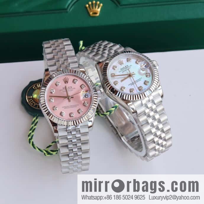 Rolex Women's Original Swiss Sw220 Movement 31mm Log Watch