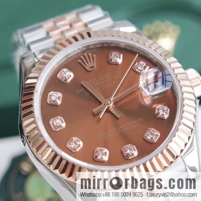 Rolex Women's Original Swiss Sw220 Movement 31mm Log Watch