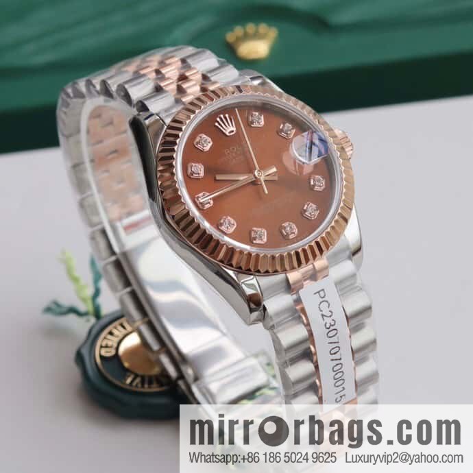 Rolex Women's Original Swiss Sw220 Movement 31mm Log Watch