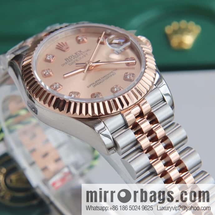 Rolex Women's Original Swiss Sw220 Movement 31mm Log Watch