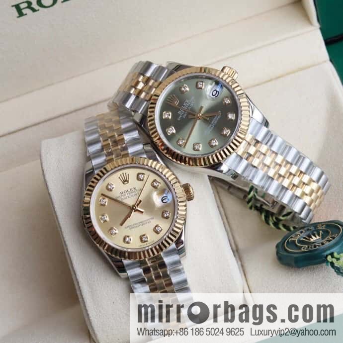Rolex Women's Original Swiss Sw220 Movement 31mm Log Watch
