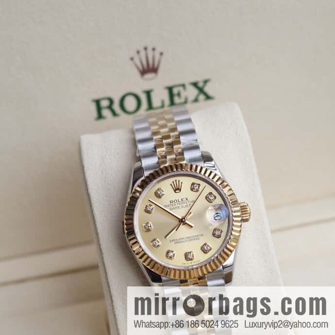 Rolex Women's Original Swiss Sw220 Movement 31mm Log Watch