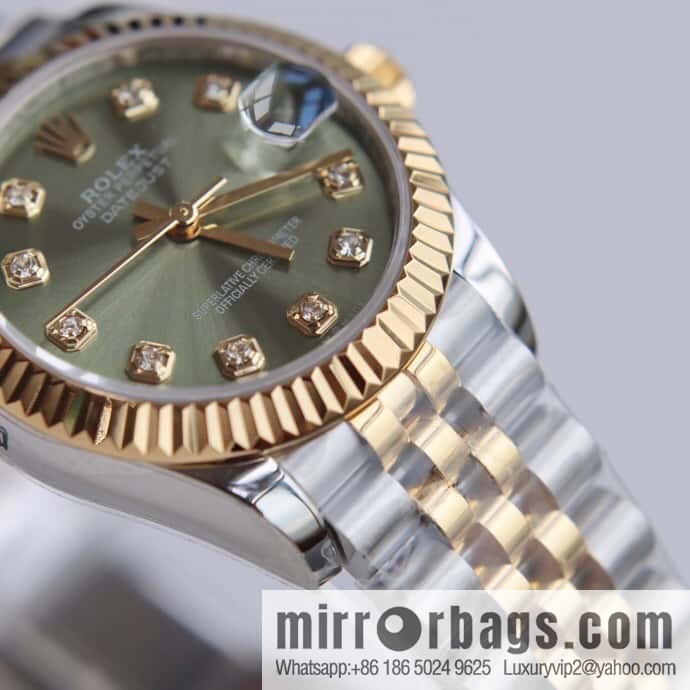 Rolex Women's Original Swiss Sw220 Movement 31mm Log Watch