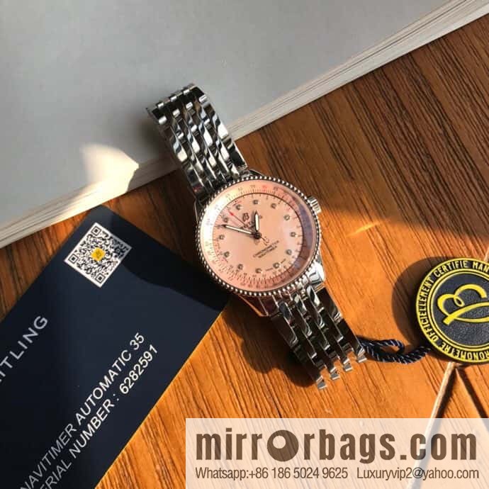 Original Breitling Aviation Chronograph Automatic Swiss Original SW200 Movement Watch Women's Exquisite and Elegant