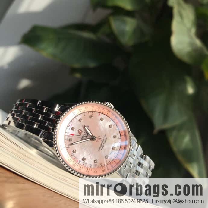 Original Breitling Aviation Chronograph Automatic Swiss Original SW200 Movement Watch Women's Exquisite and Elegant