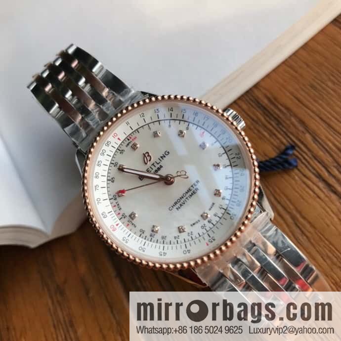 Original Breitling Aviation Chronograph Automatic Swiss Original SW200 Movement Watch Women's Exquisite and Elegant