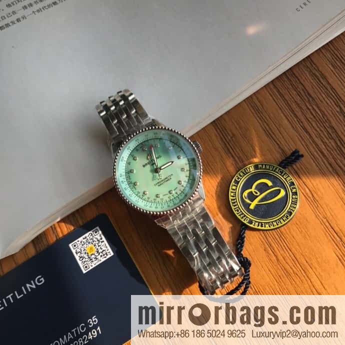 Original Breitling Aviation Chronograph Automatic Swiss Original SW200 Movement Watch Women's Exquisite and Elegant
