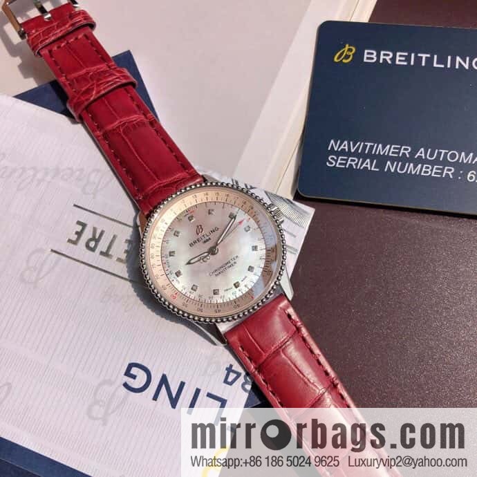 Original Breitling Aviation Chronograph Automatic Swiss Original SW200 Movement Watch Women's Exquisite and Elegant