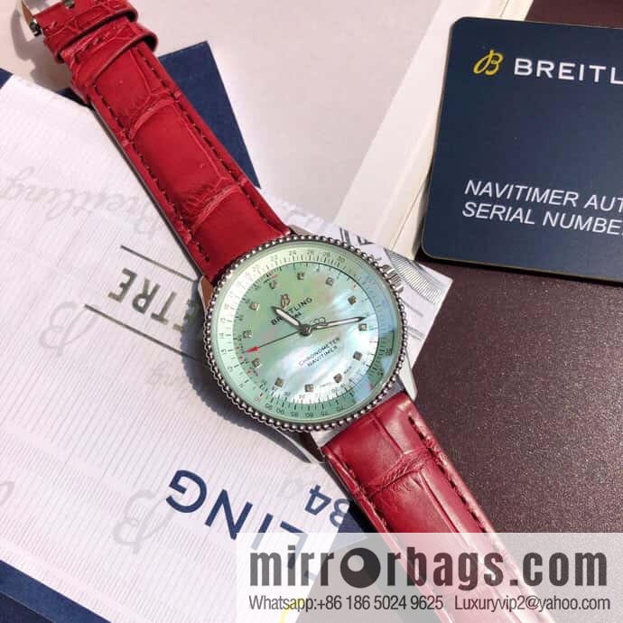 Original Breitling Aviation Chronograph Automatic Swiss Original SW200 Movement Watch Women's Exquisite and Elegant