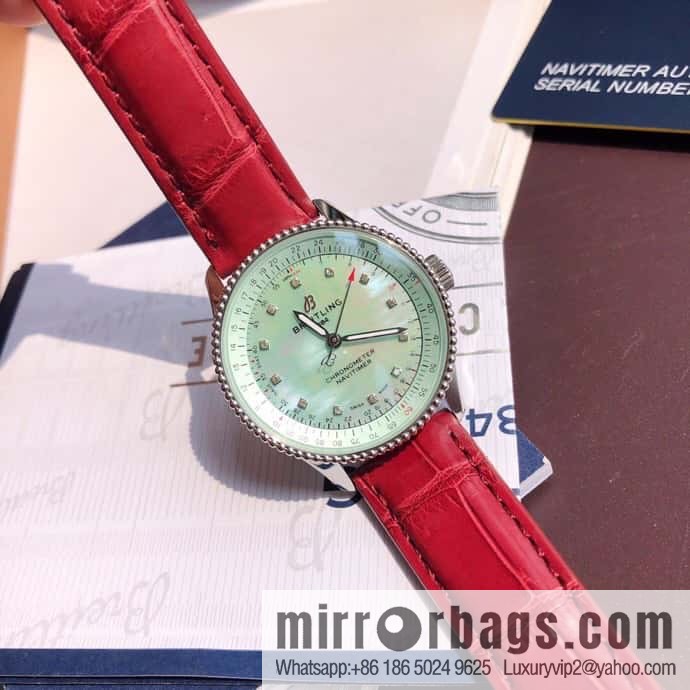 Original Breitling Aviation Chronograph Automatic Swiss Original SW200 Movement Watch Women's Exquisite and Elegant