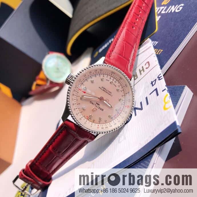 Original Breitling Aviation Chronograph Automatic Swiss Original SW200 Movement Watch Women's Exquisite and Elegant