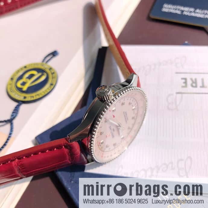 Original Breitling Aviation Chronograph Automatic Swiss Original SW200 Movement Watch Women's Exquisite and Elegant