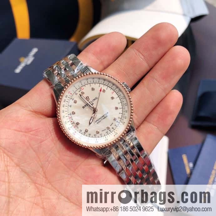 Original Breitling Aviation Chronograph Automatic Swiss Original SW200 Movement Watch Women's Exquisite and Elegant (Copy)