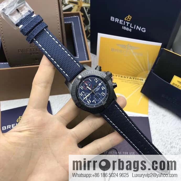 Breitling Vengeance Time Watch 45 Night Service Edition Original ETA7750 Movement Watch