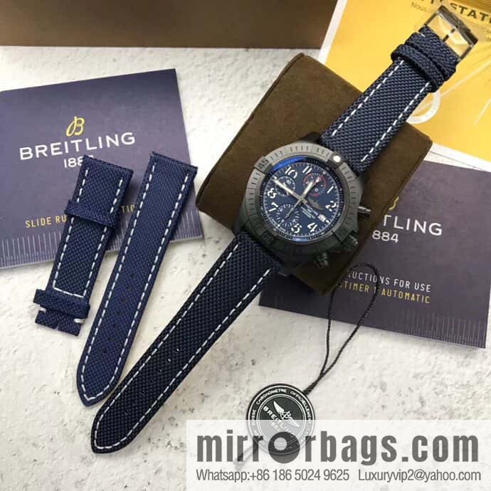 Breitling Vengeance Time Watch 45 Night Service Edition Original ETA7750 Movement Watch