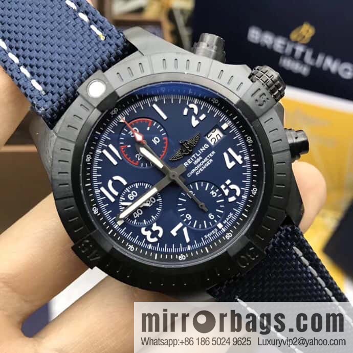 Breitling Vengeance Time Watch 45 Night Service Edition Original ETA7750 Movement Watch