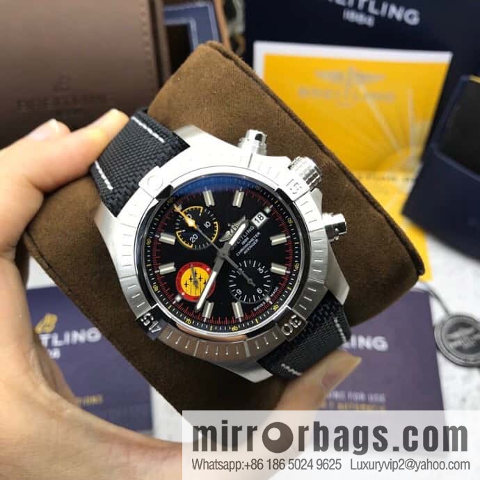 Breitling Vengeance Time Watch 45 Night Service Edition Original ETA7750 Movement Watch