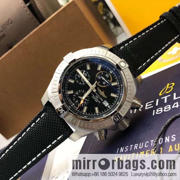 Breitling Vengeance Time Watch 45 Night Service Edition Original ETA7750 Movement Watch