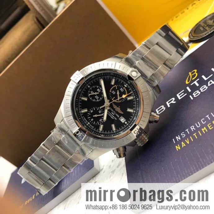 Breitling Vengeance Time Watch 45 Night Service Edition Original ETA7750 Movement Watch