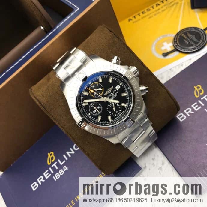 Breitling Vengeance Time Watch 45 Night Service Edition Original ETA7750 Movement Watch