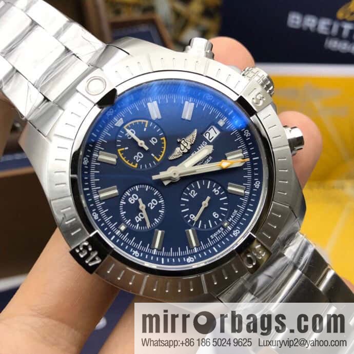 Breitling Vengeance Time Watch 45 Night Service Edition Original ETA7750 Movement Watch