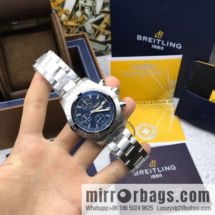Breitling Vengeance Time Watch 45 Night Service Edition Original ETA7750 Movement Watch