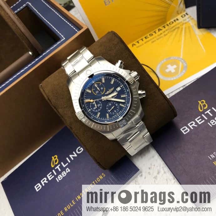 Breitling Vengeance Time Watch 45 Night Service Edition Original ETA7750 Movement Watch
