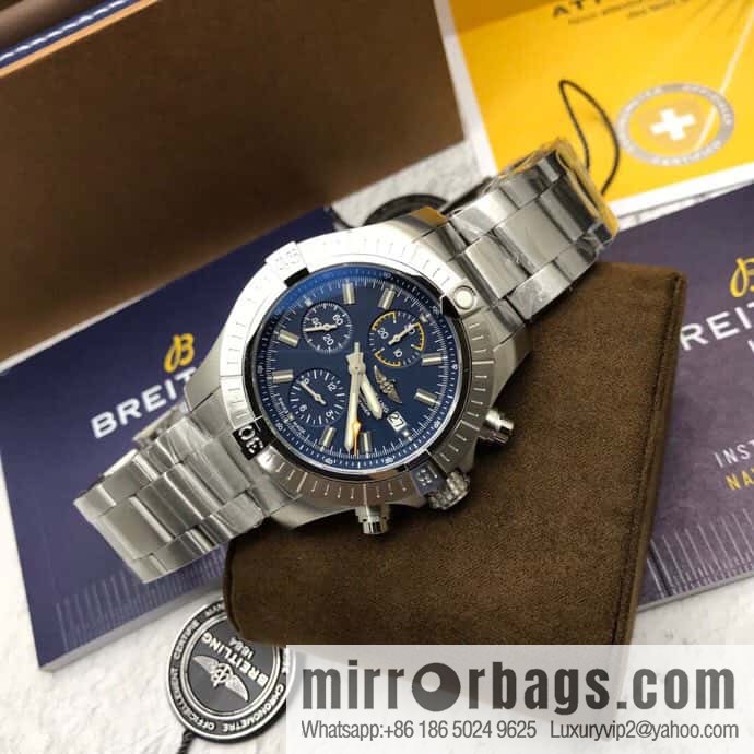 Breitling Vengeance Time Watch 45 Night Service Edition Original ETA7750 Movement Watch
