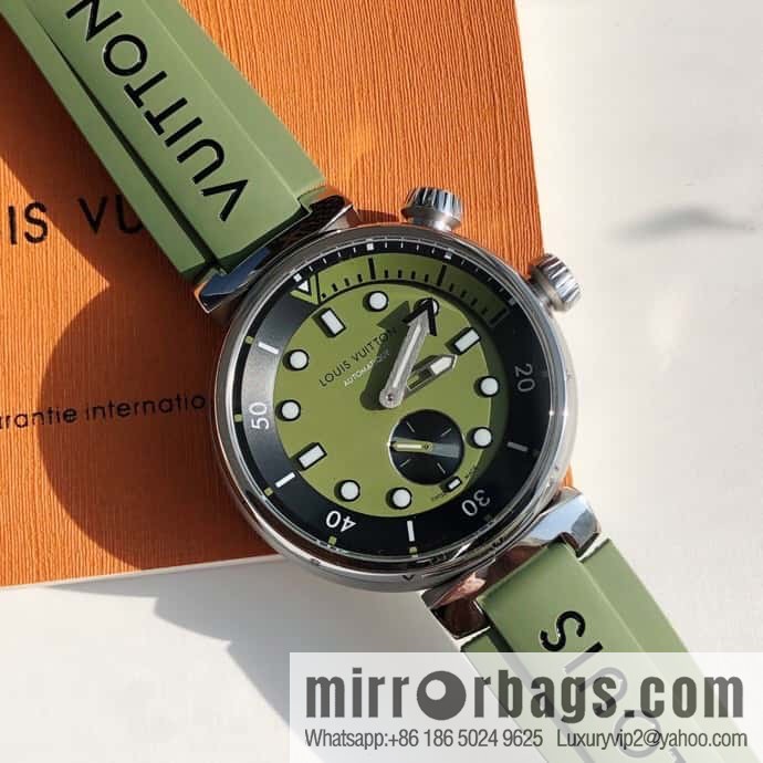 QA173A TAMBOUR STREET DIVER stainless steel automatic watch, 44mm