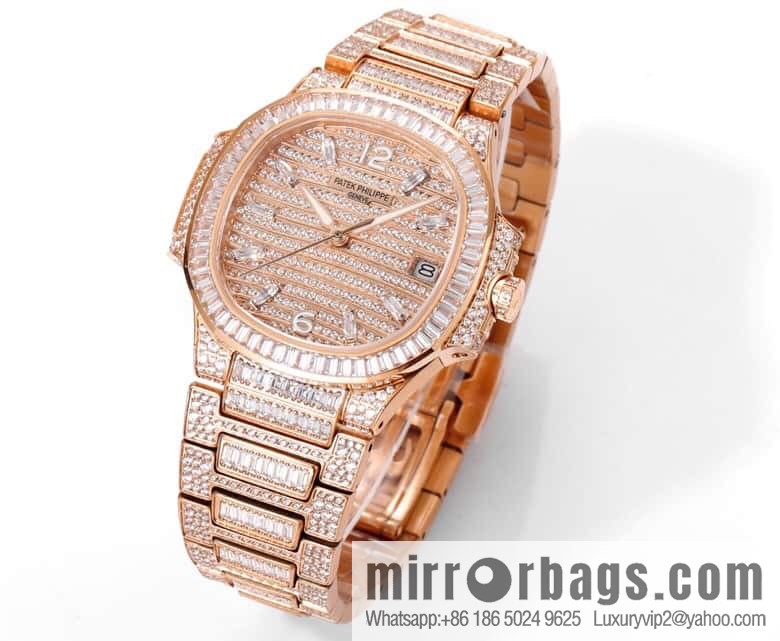 Patek Philippe 7021 Ladies Nautilus 9015 changed to 324 S automatic integrated winding mechanical movement Nautilus 7021 gypsy