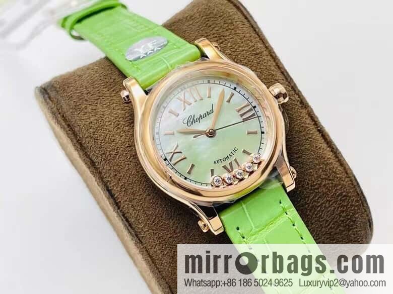 [YF Factory2023 wall crack recommendation, the latest masterpiece] Chopard happy Sports series 274893-5016 (mint green mother shell - pearlescent purple)
