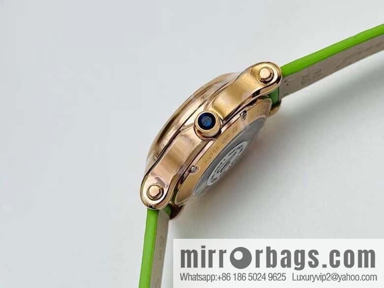 [YF Factory2023 wall crack recommendation, the latest masterpiece] Chopard happy Sports series 274893-5016 (mint green mother shell - pearlescent purple)