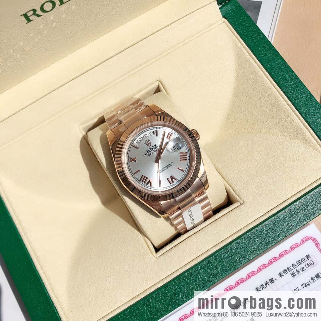 Rolex Rolex watch diameter 41mm whole body gold 18k gold loading Swiss original eta-2836 movement watch