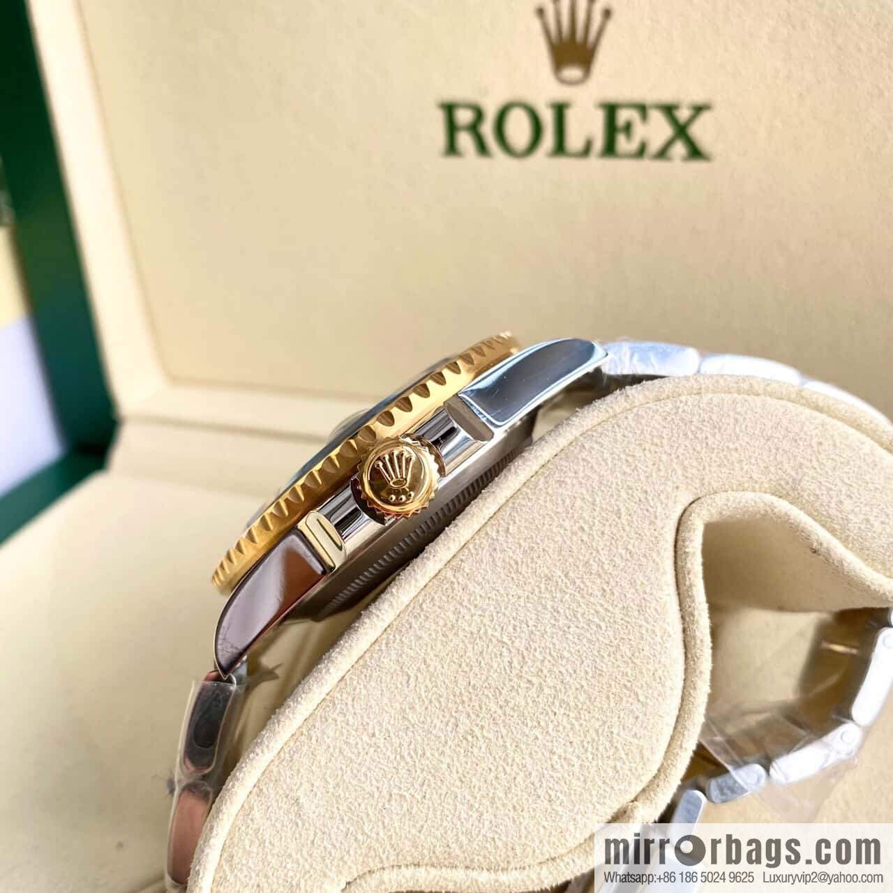 18K gold Rolex Submariner series imported Swiss ETA 2836-2 automatic mechanical movement watch