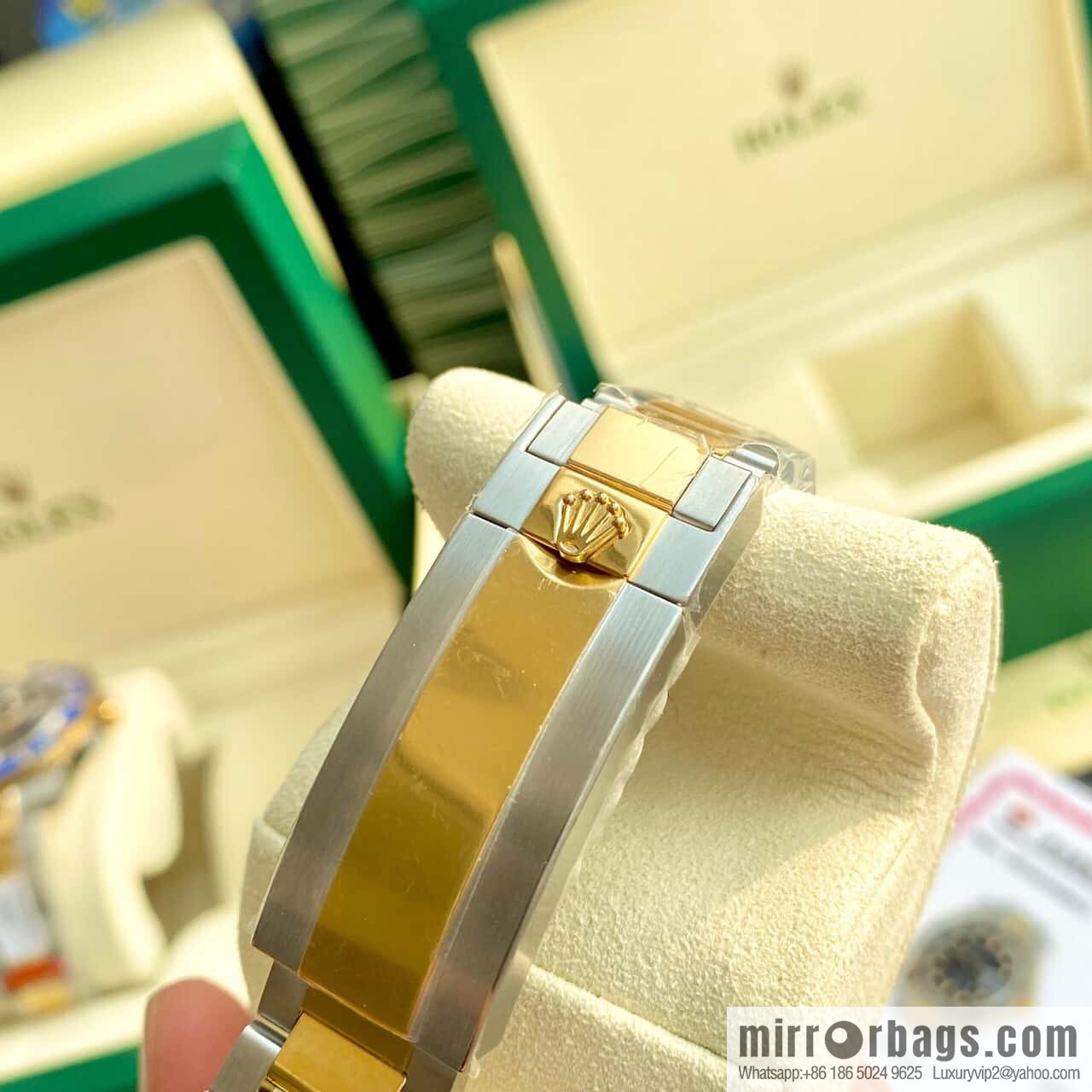 18K gold Rolex Submariner series imported Swiss ETA 2836-2 automatic mechanical movement watch