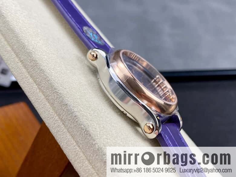 [YF Factory2023 wall crack recommendation, the latest masterpiece] Chopard happy Sports series 274893-5016 (mint green mother shell - pearlescent purple)