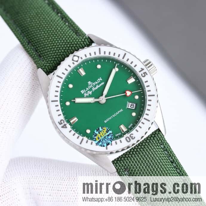 2023 New Blancpain Fifty Finds 5100-1130 Series Cal.1153 Movement 38mm Watch