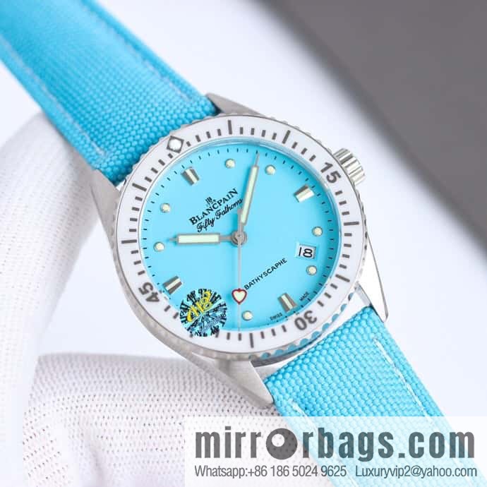 2023 New Blancpain Fifty Finds 5100-1130 Series Cal.1153 Movement 38mm Watch