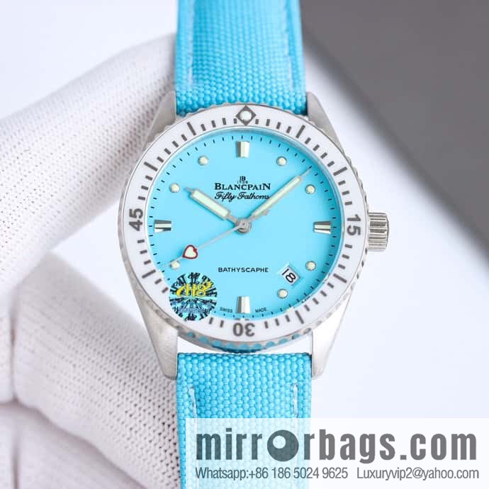 2023 New Blancpain Fifty Finds 5100-1130 Series Cal.1153 Movement 38mm Watch
