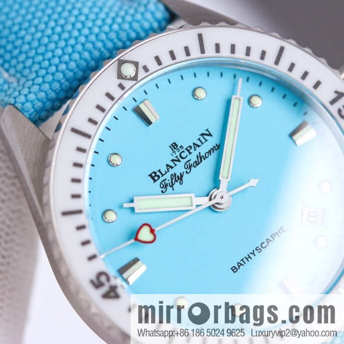 2023 New Blancpain Fifty Finds 5100-1130 Series Cal.1153 Movement 38mm Watch