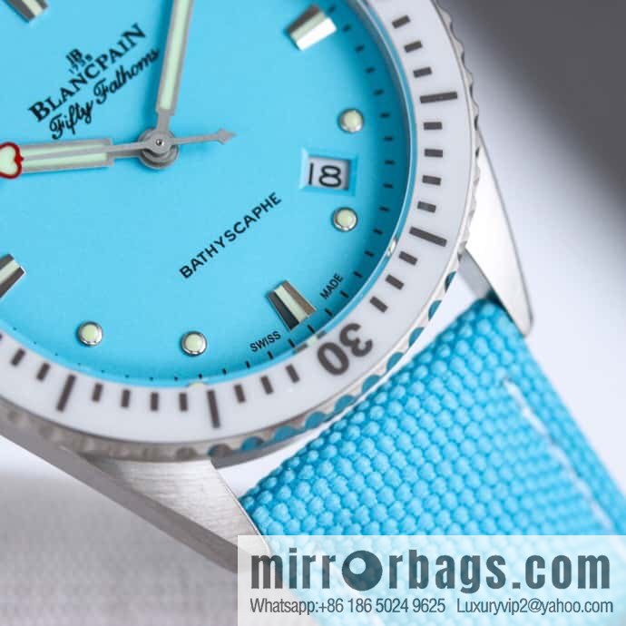 2023 New Blancpain Fifty Finds 5100-1130 Series Cal.1153 Movement 38mm Watch